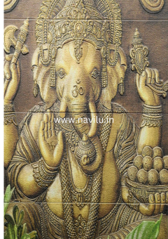 Ganesha Mural Tiles Available in Our Showroom